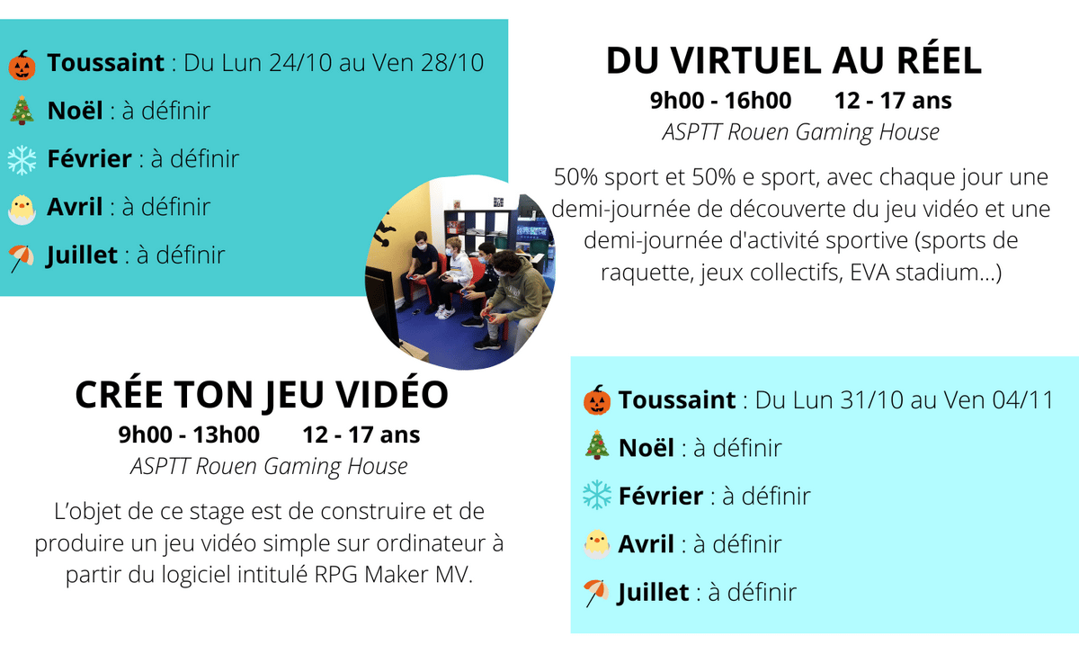Du virtuel au réel — ASPTT Rouen - Seine Maritime (76)